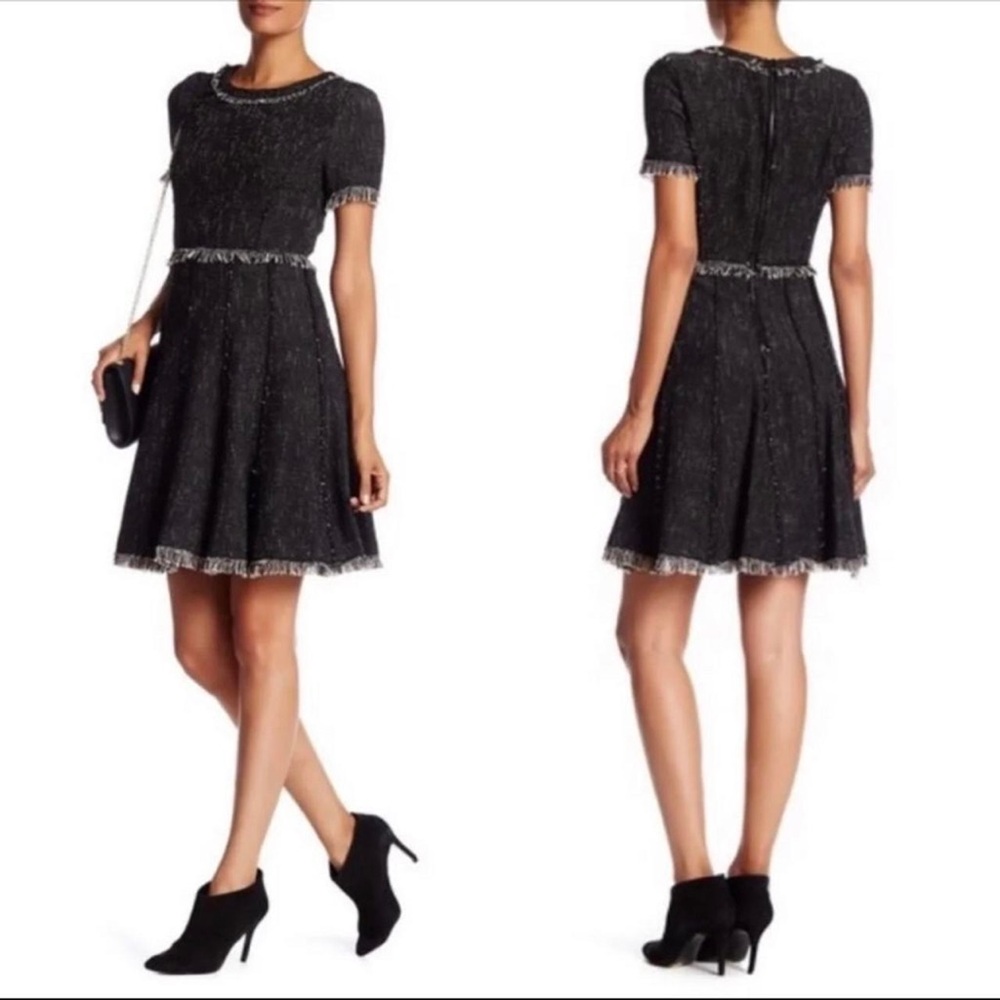 Rebecca Taylor Tweed Dress sz 0 xs